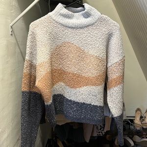 Multi colored sweater very warm